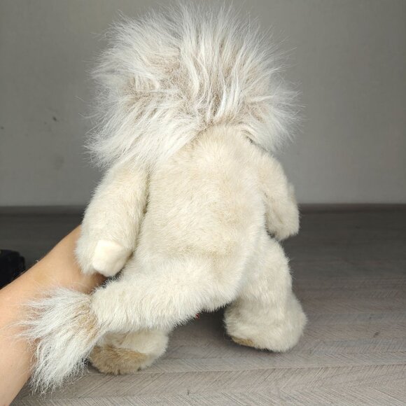 Vintage Gund Casanova Cuddly Plush Lion Toy Soft Fluffy 12 Beige - Picture 5 of 8